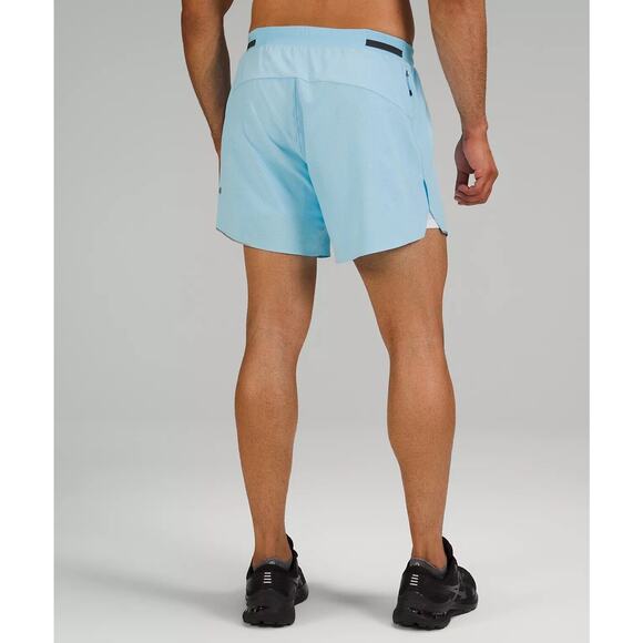 Lululemon Men Size M Fast Free Lined Short 6" BCHI Blue Chill NWT $88 - Picture 3 of 10